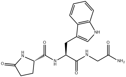 PYR-TRP-GLY-NH2 Struktur