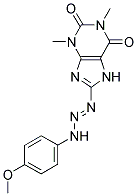 8-[(1E)-3-(4-METHOXYPHENYL)TRIAZ-1-ENYL]-1,3-DIMETHYL-3,7-DIHYDRO-1H-PURINE-2,6-DIONE Struktur