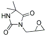 5,5-DIMETHYL-3-OXIRANYLMETHYL-IMIDAZOLIDINE-2,4-DIONE Struktur