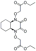 ETHYL {[(4AR,8AS)-4-(2-ETHOXY-2-OXOETHOXY)-2,3-DIOXOOCTAHYDROQUINOXALIN-1(2H)-YL]OXY}ACETATE Struktur