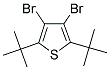 3,4-DIBROMO-2,5-DITERT-BUTYLTHIOPHENE Struktur