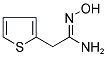 N'-HYDROXY-2-(2-THIENYL)ETHANIMIDAMIDE Struktur