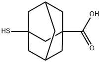 3-MERCAPTO-1-ADAMANTANECARBOXYLIC ACID Struktur