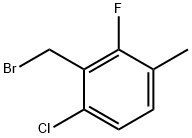 6-氯-2-氟-3-甲基溴芐 結(jié)構(gòu)式