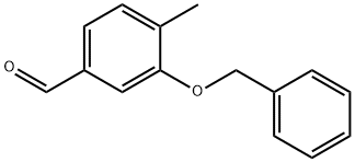 3-BENZYLOXY-4-METHYL-BENZALDEHYDE Struktur