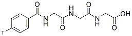 [PHENYL-4(N)-3H]HIPPURYL-GLYCYL GLYCINE Struktur