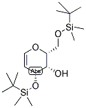 3,6-DI-O-(TERT-BUTYLDIMETHYLSILYL)-D-GALACTAL Struktur