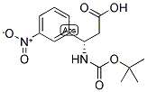 BOC-(S)-3-AMINO-3-(3-NITRO-PHENYL)-PROPIONIC ACID Struktur