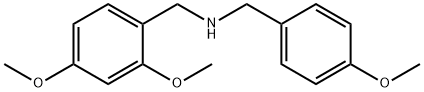 (2,4-DIMETHOXY-BENZYL)-(4-METHOXY-BENZYL)-AMINE Struktur