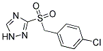 3-[(4-CHLOROBENZYL)SULFONYL]-1H-1,2,4-TRIAZOLE Struktur