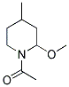 1-ACETYL-2-METHOXY-4-METHYL-PIPERIDINE Struktur