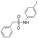 N-BENZYLSULFONYL(4-IODO)ANILINE Struktur