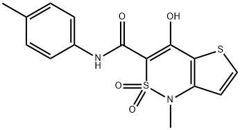 4-HYDROXY-1-METHYL-N-(4-METHYLPHENYL)-2,2-DIOXO-1,2-DIHYDRO-2LAMBDA6-THIENO[3,2-C][1,2]THIAZINE-3-CARBOXAMIDE Struktur