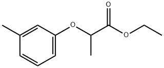 ETHYL 2-(3-METHYLPHENOXY)PROPANOATE Struktur