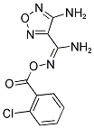 4-AMINO-N'-((2-CHLOROBENZOYL)OXY)-1,2,5-OXADIAZOLE-3-CARBOXIMIDAMIDE Struktur