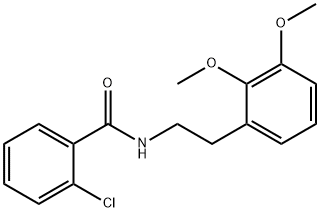 N-[2-(2,3-DIMETHOXYPHENYL)ETHYL](2-CHLOROPHENYL)CARBOXAMIDE Struktur