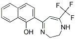 2-[2,3-DIHYDRO-7-TRIFLUOROMETHYL-1H-1,4-DIAZEPINE-5-YL]-1-NAPHTHOL Struktur