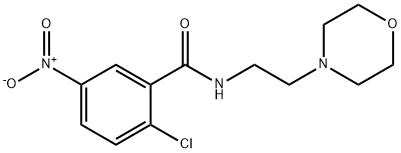 (2-CHLORO-5-NITROPHENYL)-N-(2-MORPHOLIN-4-YLETHYL)FORMAMIDE Struktur