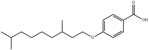 4-[(3,8-DIMETHYLNONYL)OXY]BENZENECARBOXYLIC ACID Struktur