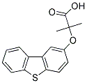 2-(DIBENZO[B,D]THIEN-2-YLOXY)-2-METHYLPROPANOIC ACID Struktur