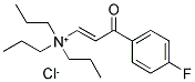 3-(4-FLUOROPHENYL)-3-OXO-N,N,N-TRIPROPYLPROP-1-EN-1-AMINIUM CHLORIDE Struktur