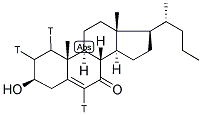 7-KETO CHOLESTEROL, [1,2,6-3H] Struktur