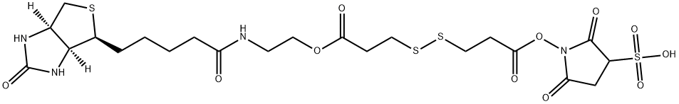 SULPHO-NHS-SS-BIOTIN Struktur