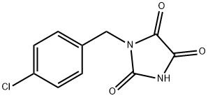 1-(4-CHLOROBENZYL)-1H-IMIDAZOLE-2,4,5(3H)-TRIONE Struktur