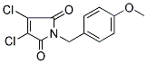 3,4-DICHLORO-1-(4-METHOXYBENZYL)-1H-PYRROLE-2,5-DIONE Struktur