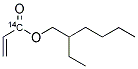 2-ETHYLHEXYL ACRYLATE, [1-14C] Struktur