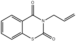 3-ALLYL-2H-1,3-BENZOTHIAZINE-2,4(3H)-DIONE Struktur