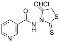 N-(4-OXO-2-THIOXO-1,3-THIAZOLIDIN-3-YL)NICOTINAMIDE HYDROCHLORIDE Struktur