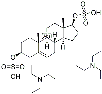 5-ANDROSTEN-3-BETA, 17B-DIOL DISULPHATE DITRIMETHYL AMMONIUM SALT Struktur