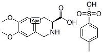 (S)-(-)-1,2,3,4-TETRAHYDRO-6,7-DIMETHOXY-3-ISOQUINOLINECARBOXYLIC ACID, P-TOLUENESULFONIC ACID SALT Struktur