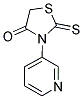 3-PYRIDIN-3-YL-2-THIOXO-1,3-THIAZOLIDIN-4-ONE Struktur