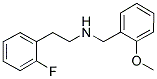 [2-(2-FLUORO-PHENYL)-ETHYL]-(2-METHOXY-BENZYL)-AMINE Struktur