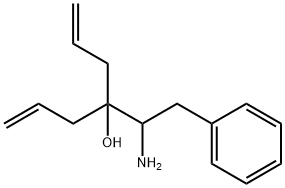 4-(1-AMINO-2-PHENYL-ETHYL)-HEPTA-1,6-DIEN-4-OL Struktur