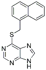 6-[(1-NAPHTHYLMETHYL)THIO]-9H-PURINE Struktur