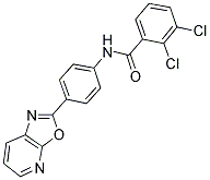 2,3-DICHLORO-N-(4-[1,3]OXAZOLO[5,4-B]PYRIDIN-2-YLPHENYL)BENZAMIDE Struktur