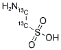 2-AMINOETHANE-13C2-SULFONIC ACID Struktur