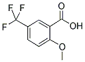 2-METHOXY-5-(TRIFLUOROMETHYL)BENZOIC ACID Struktur