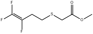 METHYL 2-[(3,4,4-TRIFLUORO-3-BUTENYL)SULFANYL]ACETATE Struktur