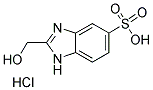 2-HYDROXYMETHYL-1 H-BENZOIMIDAZOLE-5-SULFONIC ACID HYDROCHLORIDE Struktur