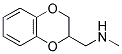 (2,3-DIHYDRO-BENZO[1,4]DIOXIN-2-YLMETHYL)-METHYL-AMINE Struktur