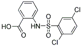 2-(2,5-DICHLORO-BENZENESULFONYLAMINO)-BENZOIC ACID Struktur