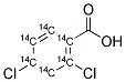 2,4 DICHLOROBENZOIC ACID, [RING-14C(U)] Struktur