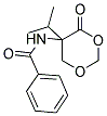 DL-5-BENZOYLAMINO-5-ISOPROPYL-4-OXO-1,3-DIOXANE Struktur