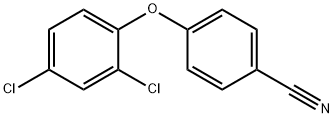 4-(2,4-DICHLOROPHENOXY)BENZENECARBONITRILE Struktur