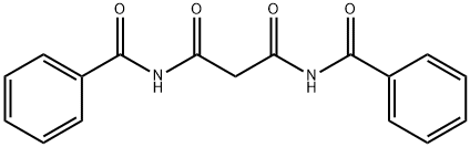 N-[3-(BENZOYLAMINO)-3-OXOPROPANOYL]BENZENECARBOXAMIDE Struktur