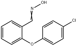 2-(4-CHLOROPHENOXY)BENZENECARBALDEHYDE OXIME Struktur